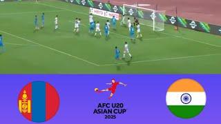  LIVE: Mongolia vs India u20, AFC U20 ASIAN CUP 2025 Qualifiers, Live Match Updates