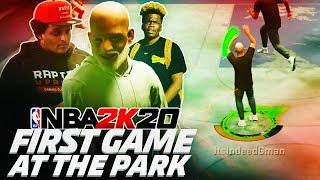 FIRST PARK GAME ON NBA 2K20 WITH AGENT 00, IMDAVISSS, AND LAMONSTA