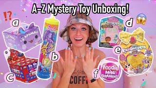 A-Z MYSTERY TOYS UNBOXING HAUL!!(A is for Aphmau, B is for Barbie, C is for...)| Rhia Official