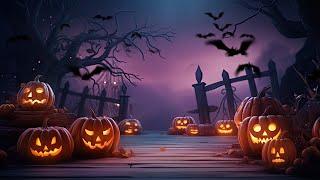 Spooky Halloween Ambience & Music with Bat Sounds  | Vampire Bats