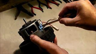 How to replace the carbon brushes on a Dyson electric motor