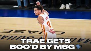 Knicks Fans Started Booing Trae Young After This Three