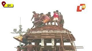 Puri Rath Yatra-Chariot Construction At Its Last Legs