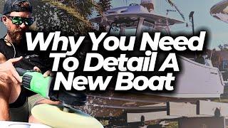 How To Polish & Ceramic Coat a New Boat | Boat Detailing Guide