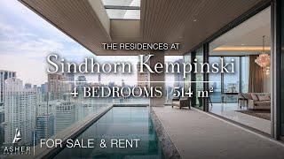 The Residences at Sindhorn Kempinski | 4 Bedrooms | 514 sq.m. | Available for SALE & RENT