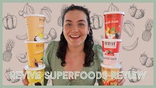 I ATE REVIVE SUPERFOODS FOR A WEEK | Taste Test and Review