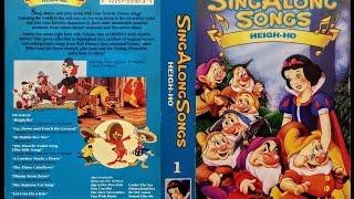 Opening to Disney's Sing Along Songs - Heigh Ho 1993 VHS