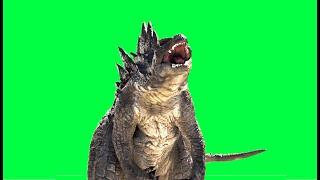 Godzilla Roar - Green screen