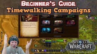 The Ultimate Beginner's Guide to World of Warcraft in 2023 - Timewalking Campaigns Explained