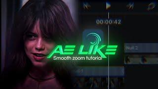 Ae-Like smooth zoom in Alight motion - Using Null Object