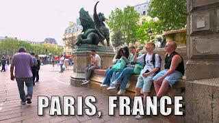 Paris France, Walking tour in Paris 4K HDR - Paris 2024