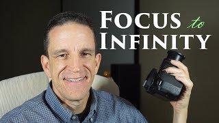 Focus to Infinity without Indicator (i.e. Nikon 18-55 kit lens)