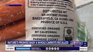 GIANT recalls organic carrots affected by E. coli outbreak