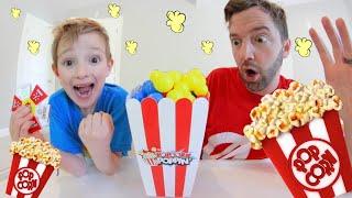 Father & Son EXPLODING POPCORN! / Popcorn Poppin!