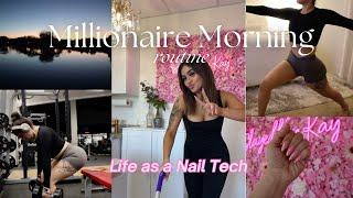 Millionaire *THAT GIRL* Morning Routine (as a Nail Tech) | Healthy habits for success