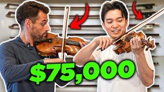 One of these is worth $75,000?! - How to pick a violin bow