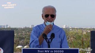 Joe Biden superspreading in Las Vegas, Nevada.
