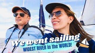 SAILING the WIDEST RIVER in the World! | River Plate Sail Trip in BUENOS AIRES, Argentina 