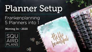 My Planner Setup 2020 :: Frankenplanning 5 Planners into 1 :: Squaird Plans :: Classic Happy Planner