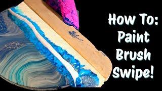 #439: How To: Paint Brush Fluid Art Swipes! Ocean Waves  #art