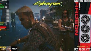 Cyberpunk 2077 Dynamic Resolution Ray Tracing FSR 4K | 7900 XTX | R9 7950X 3D