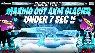 Maxing Out Glacier AKM | Glacier AKM Maxed Out | Glacier M416 Crate Opening|