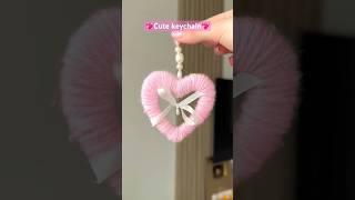 diy heart keychain#keychainlover #diykeychain #craftart #keyboardmouse #dj #music #newmusic #remix