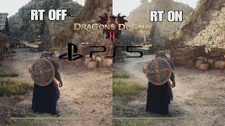 Dragon's Dogma 2 PS5 Update 1.05 Raytracing Comparison