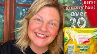 ASMR | Over 20 Tingly Grocery Items | Plastic, Metal, Cardboard Tapping with Long Nails 