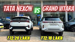 Nexon Facelift vs Grand Vitara Comparison | Creative Plus S vs Delta |