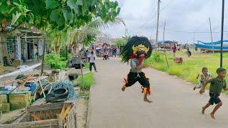 Nantang Barongan Langsung Di Kejar!! Arak Arakan Barongan Live Blok M Sarang Meduro - WONG WORO