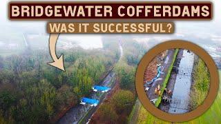 BRIDGEWATER CANAL BREACH The Building of The First Two Cofferdams! BIG UPDATE