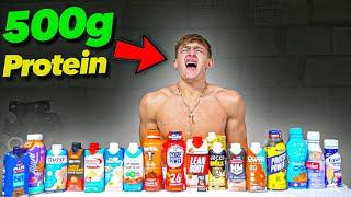 I Drank Every Protein Shake In 1 Day...