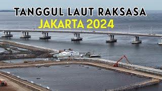 Tanggul Laut Raksasa Jakarta Terbaru November 2024 Lihat dari Udara dengan Drone