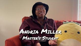 Get to Know GSO: Andria Miller, Master's Student