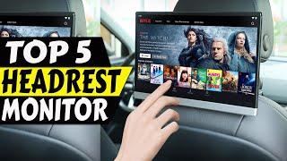 Top 5 Car Headrest Monitor DVD Player | Headrest Monitor Review (2024)