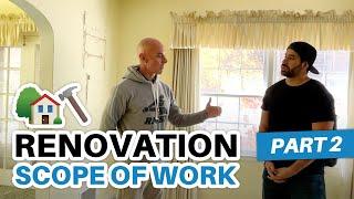 House Flipping for Beginners - Renovation Scope of Work | With Momentum Construction