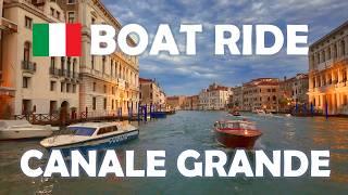 ⁴ᴷ⁶⁰  Venice, Italy | Boat Ride - Grand Canal (July 2024) [4K]