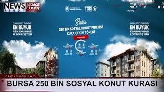 #Canlı - Bursa 250 BİN Sosyal Konut Kura Çekilişi