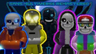 Sans Multiverse Remastered - Beating Difficult Mode Rush + Epic Sans