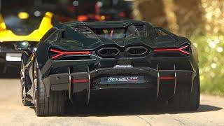 2024 Lamborghini Revuelto CRASHES INTO HAY BALE & V12 Sound!