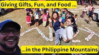 Spreading Christmas Joy in a Remote Philippines Village - Presents, Food, and Fun to 100+ Families