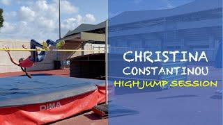 Christina Constantinou. High Jump Session