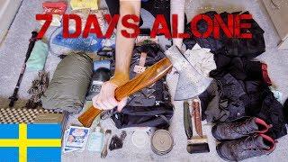 What's in my Bag 7 Day Hiking & camping The High Coast Trail Sweden