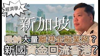 中港股市大漲的背後！經濟學人：新加坡吸納大量離港金融業務 or 新國資金回流香港？20240930