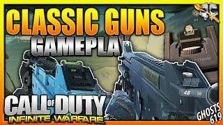 Infinite Warfare CLASSIC Guns Gameplay! UMP45, G18 and M1 Garand!