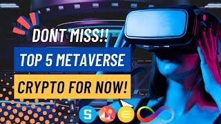 Top 5 Metaverse Cryptocurrency Make You Millionaires (Top Meta Crypto Coins)