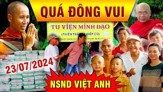 Nườm nượp người đến Tu viện Minh Đạo |  NSND Việt Anh thăm chùa của sư thầy Thích Minh Đạo, BRVT