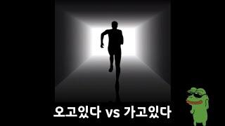 "착시현상테스트" 오고있다 vs 가고있다