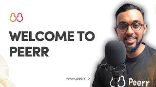 Welcome to peerr! - A dedicated health and life sciences professional network